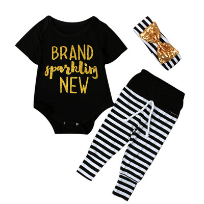 Newborn Baby Girls Clothes Tops Romper Pants Leggings Headband Outfits 3PCS Set
Newborn Baby Girls Clothes Tops Romper Pants Leggings Headband Outfits 3PCS Set