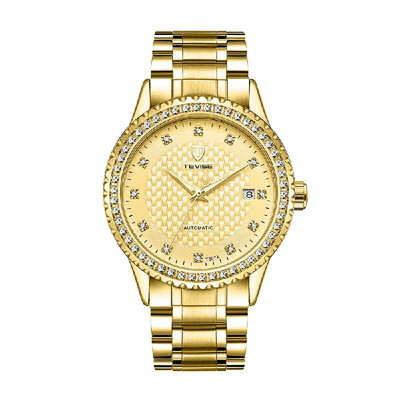 TEVISE Men Fashion Automatic Mechanical Wrist Watch Luxury Diamond Calendar Waterproof Stainless Steel Watch
TEVISE Men Fashion Automatic Mechanical Wrist Watch Luxury Diamond Calendar Waterproof Stainless Steel Watch