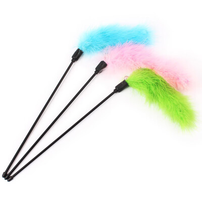 Pet Cat Feather Wand Stick For Cat Catcher Teaser Toy Kitten Jumping Train Aid Fun Accessories
Pet Cat Feather Wand Stick For Cat Catcher Teaser Toy Kitten Jumping Train Aid Fun Accessories