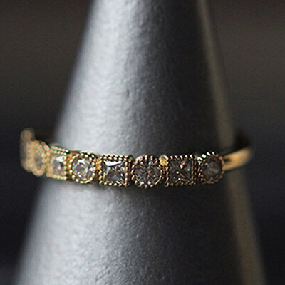 Women Fashion Jewelry Gold Ring Engagement Wedding Ring Birthday Gift For Girlfriend 
Women Fashion Jewelry Gold Ring Engagement Wedding Ring Birthday Gift For Girlfriend