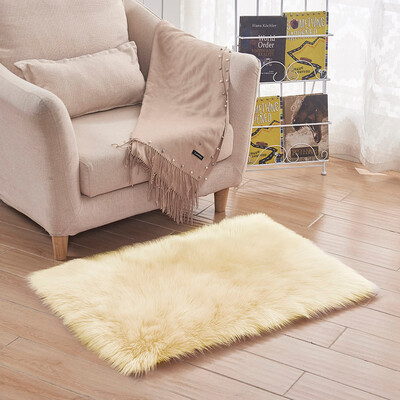 Gobestart Soft Rug Chair Cover Artificial Sheepskin Wool Warm Hairy Carpet Seat Mats Rug
Gobestart Soft Rug Chair Cover Artificial Sheepskin Wool Warm Hairy Carpet Seat Mats Rug