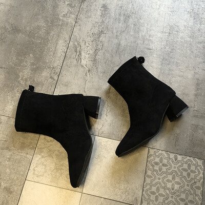 Fairy wind Martin boots American&American high-heel high-heeled shoes middle-barrel&fashion short boots
Fairy wind Martin boots American&American high-heel high-heeled shoes middle-barrel&fashion short boots