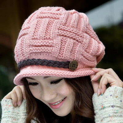 Woman Winter Bonnet Hat Female Knitted Crochet Casual Cap Beanies For Women Solid Color Hat
Woman Winter Bonnet Hat Female Knitted Crochet Casual Cap Beanies For Women Solid Color Hat