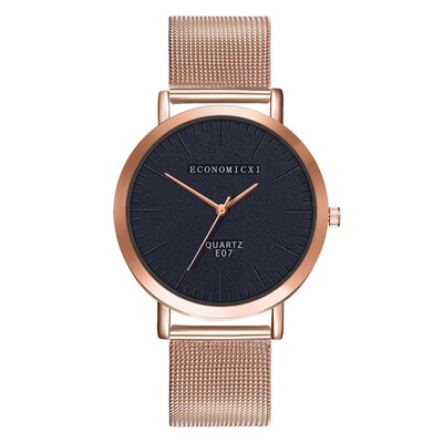 Simple Women Watches Black Dial Ladies Quartz Wristwatch Rose Gold Mesh Belt Strap Casual Clock Gift Zegarki Damskie
Simple Women Watches Black Dial Ladies Quartz Wristwatch Rose Gold Mesh Belt Strap Casual Clock Gift Zegarki Damskie