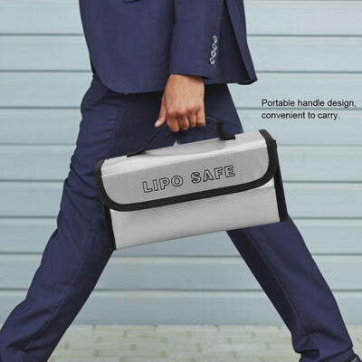 Greensen Portable Explosion Proof LiPo Battery Safety Bag High Temperature Resistance Charging Bags
Greensen Portable Explosion Proof LiPo Battery Safety Bag High Temperature Resistance Charging Bags