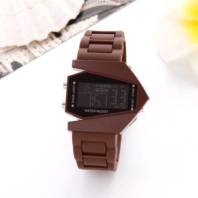 Personality fashion multi-function LED watch macarons men&women luminous table Korean version of the aircraft head s
Personality fashion multi-function LED watch macarons men&women luminous table Korean version of the aircraft head s
