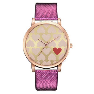 Wish trend alloy womens watch Korean casual love mirror quartz watch quality PU leather female watch
Wish trend alloy womens watch Korean casual love mirror quartz watch quality PU leather female watch