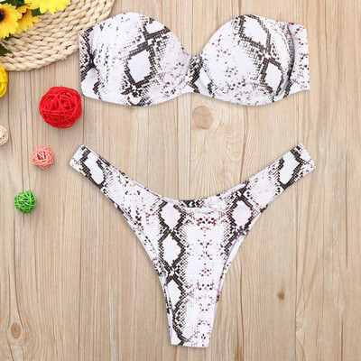 Roseonmyhand Women Print Tube up Two Pieces Bikini Push-Up Swimsuit Swimwear Beachwear
Roseonmyhand Women Print Tube up Two Pieces Bikini Push-Up Swimsuit Swimwear Beachwear