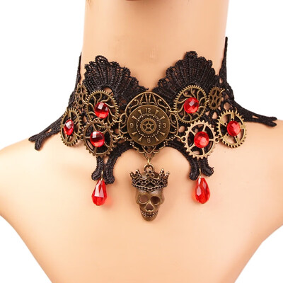 Lace Bat Necklace Retro Gothic Lolita Pendant Choker Halloween Jewelry Accessories for women girls gift
Lace Bat Necklace Retro Gothic Lolita Pendant Choker Halloween Jewelry Accessories for women girls gift