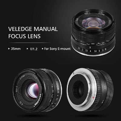 VELEDGE 35mm F12 Super High Resolution Large Aperture Standard Camera Prime Lens Lightweight MF Manual Focus Lens 03m Closest F
VELEDGE 35mm F12 Super High Resolution Large Aperture Standard Camera Prime Lens Lightweight MF Manual Focus Lens 03m Closest F
