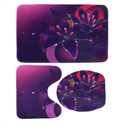 Greensen 3pcsset Flowers Printing Anti-skid Toilet Lid Bathroom Decoration Water Absorbent Mat Set
Greensen 3pcsset Flowers Printing Anti-skid Toilet Lid Bathroom Decoration Water Absorbent Mat Set