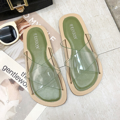 Ulzzang slippers in spring 2019 the new Korean version of the flat-bottomed 100-lap network celebrity Yufeng transparent&cool
Ulzzang slippers in spring 2019 the new Korean version of the flat-bottomed 100-lap network celebrity Yufeng transparent&cool