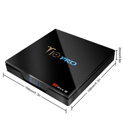 T10 PRO Smart Android 81 TV Box Cortex-A53 S905X2 Quad-core UHD 4K VP9 H265 4GB64GB Dual-band Wi-Fi Bluetooth41 HD Media Playe
T10 PRO Smart Android 81 TV Box Cortex-A53 S905X2 Quad-core UHD 4K VP9 H265 4GB64GB Dual-band Wi-Fi Bluetooth41 HD Media Playe