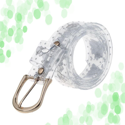 New luxury fashion Lady Girls Sweet Candy Color Laser Butterfly Print Belt Women Dress Transparent Jelly Waist child girl Belt
New luxury fashion Lady Girls Sweet Candy Color Laser Butterfly Print Belt Women Dress Transparent Jelly Waist child girl Belt