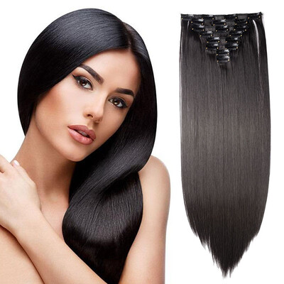 8 PcsSet Fashion Long Curly Wavy Straight Clip In Hair Extension Sexy Heat Resistant Party Hair Natural Synthetic Hair For Women
8 PcsSet Fashion Long Curly Wavy Straight Clip In Hair Extension Sexy Heat Resistant Party Hair Natural Synthetic Hair For Women