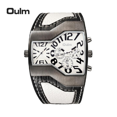 OULM 2016 Brand Luxury Cool Dual Time Display Big Dial Men Quartz Watch High-quality PU Leather Water-resistant Casual Wristwatch
OULM 2016 Brand Luxury Cool Dual Time Display Big Dial Men Quartz Watch High-quality PU Leather Water-resistant Casual Wristwatch