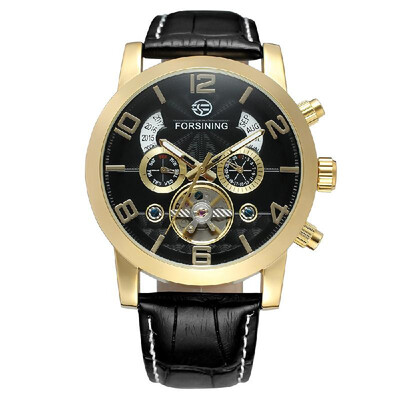 Forsining Fashion Mens Watches Leather Band Noctilucent Mechanical Movement Waterproof Sports Business Analog Dial Wrist Watch fo
Forsining Fashion Mens Watches Leather Band Noctilucent Mechanical Movement Waterproof Sports Business Analog Dial Wrist Watch fo