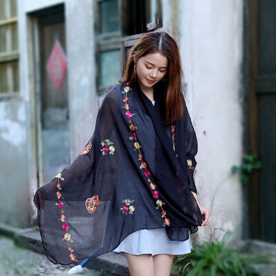 Summer new national wind cashew flower cotton&linen scarf sunscreen shawl retro embroidered silk scarf female shawl wholesale
Summer new national wind cashew flower cotton&linen scarf sunscreen shawl retro embroidered silk scarf female shawl wholesale