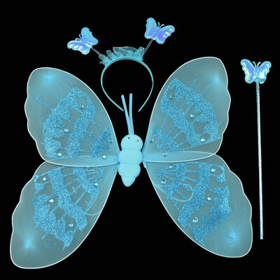 3Pcsset Cosplay Costume Lovely Clothing Princess Kids Girl Butterfly Wing Wand Headband Fairy Christmas Party Dress
3Pcsset Cosplay Costume Lovely Clothing Princess Kids Girl Butterfly Wing Wand Headband Fairy Christmas Party Dress