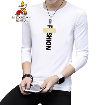 Scarecrow MEXICAN long-sleeved T-shirt male Korean version of the round neck printing Slim fashion type trend casual personality autumn clothing wild t-shirt bottoming shirt clothes mens white 3XL
Scarecrow MEXICAN long-sleeved T-shirt male Korean version of the round neck printing Slim fashion type trend casual personality autumn clothing wild t-shirt bottoming shirt clothes mens white 3XL
