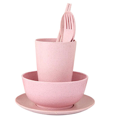 6pcsset Wheat Straw Outdoor Portable Bowl Cup Spoon Fork Chopsticks Kit Tableware Set
6pcsset Wheat Straw Outdoor Portable Bowl Cup Spoon Fork Chopsticks Kit Tableware Set