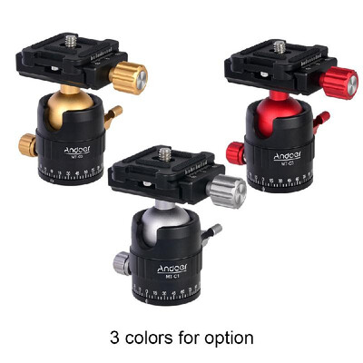 Andoer MT-C3 Compact Size Panoramic Tripod Ball Head Adapter 360° Rotation Aluminium Alloy with Quick Release Plate
Andoer MT-C3 Compact Size Panoramic Tripod Ball Head Adapter 360° Rotation Aluminium Alloy with Quick Release Plate