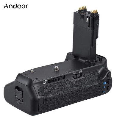 Andoer BG-1T Vertical Battery Grip Holder for Canon EOS 70D80D DSLR Camera Compatible with 2 LP-E6 Battery
Andoer BG-1T Vertical Battery Grip Holder for Canon EOS 70D80D DSLR Camera Compatible with 2 LP-E6 Battery