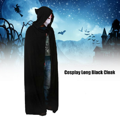 Halloween Party Cosplay Clothing Long Black Hooded Cloak Big Cosplay Devil Cloak 165m for Grown up
Halloween Party Cosplay Clothing Long Black Hooded Cloak Big Cosplay Devil Cloak 165m for Grown up