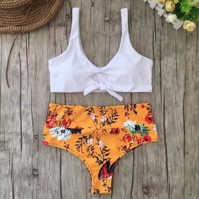 Roseonmyhand Women Knotted Padded Thong Bikini High Waisted Scoop Swimsuit Beach Swimwear
Roseonmyhand Women Knotted Padded Thong Bikini High Waisted Scoop Swimsuit Beach Swimwear