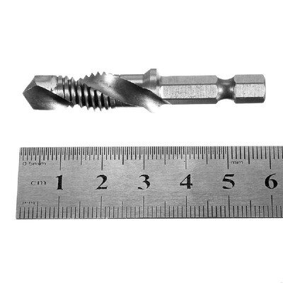 1Pc 2 In 1 14" Hex Shank HSS Metric Right Hand Screw Thread Tap Taper & Drill Bits M10
1Pc 2 In 1 14" Hex Shank HSS Metric Right Hand Screw Thread Tap Taper & Drill Bits M10