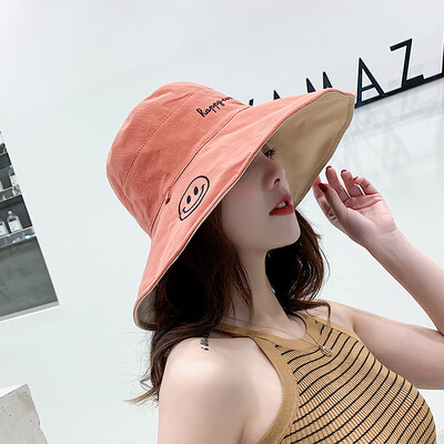 Double-sided fishermans hat Korean casual big-brim sunshade hat outdoor fashion beach cap sun-proof hat
Double-sided fishermans hat Korean casual big-brim sunshade hat outdoor fashion beach cap sun-proof hat