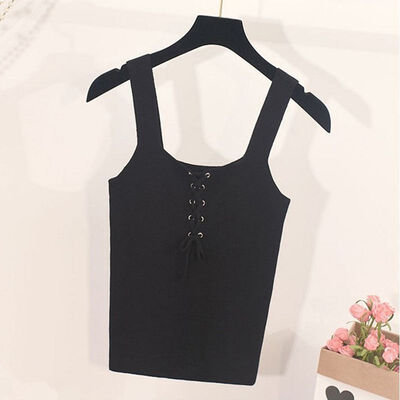 Women Strappy Straps Wrapped Chest Slim Knitting Vest Bottoming Stretch Sling Bottoming Camisole
Women Strappy Straps Wrapped Chest Slim Knitting Vest Bottoming Stretch Sling Bottoming Camisole
