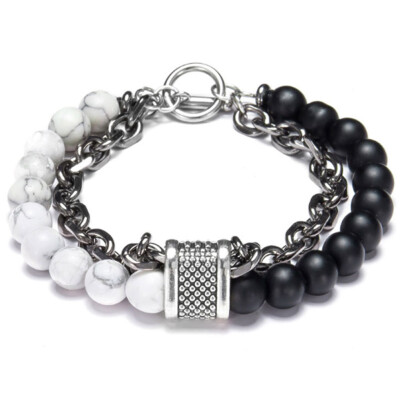 Natural Unique Map Stone Mens Beaded Bracelet For Women Stainless Steel Bracelets Male Female Fashion Jewelry Lava Tiger Eye
Natural Unique Map Stone Mens Beaded Bracelet For Women Stainless Steel Bracelets Male Female Fashion Jewelry Lava Tiger Eye