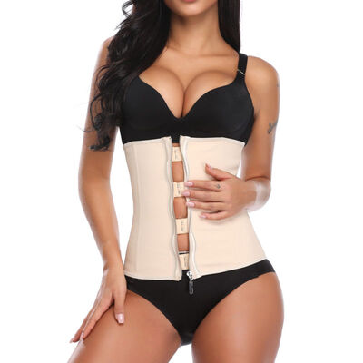 SLIMBELLE 7 Steel Boned Sport Latex Waist Trainer Zipper Body Shaper Zip Cincher Corset
SLIMBELLE 7 Steel Boned Sport Latex Waist Trainer Zipper Body Shaper Zip Cincher Corset