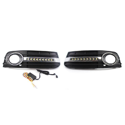 Front Bumper Fog Light Grilles Honeycomb Grille Led Turn Signal & R Mesh Fit for AUDI A4 B8 09-11
Front Bumper Fog Light Grilles Honeycomb Grille Led Turn Signal & R Mesh Fit for AUDI A4 B8 09-11