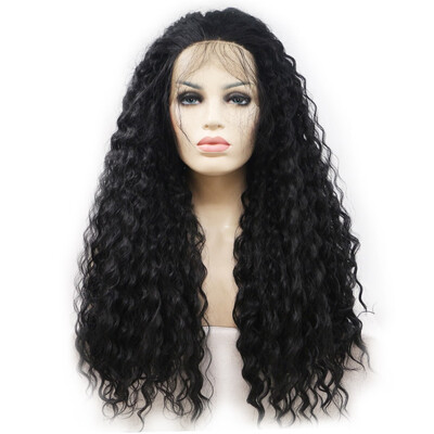 Amazing Star Lace Front Wigs Long Curly Synthetic Wig Heat Resistant Fiber For Fashion Women 150 Density Black Color
Amazing Star Lace Front Wigs Long Curly Synthetic Wig Heat Resistant Fiber For Fashion Women 150 Density Black Color