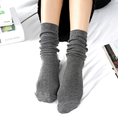 Winter Warm Cotton Thin Women Socks Solid Color Retro Sen Short Boots Socks Long Tube Socks Ladies Pile Socks
Winter Warm Cotton Thin Women Socks Solid Color Retro Sen Short Boots Socks Long Tube Socks Ladies Pile Socks