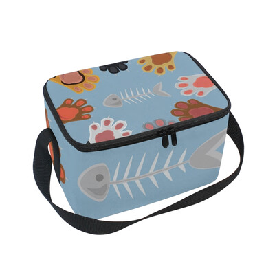 ALAZA Insulated Lunch Box Cat Paw Lunch Bag for Men Women Portable Tote Bag Cooler Bag
ALAZA Insulated Lunch Box Cat Paw Lunch Bag for Men Women Portable Tote Bag Cooler Bag