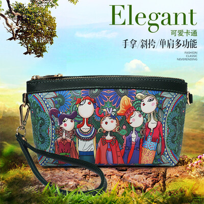 2017 Korean version of Dongdaemun new womens bag fashion printing original hand bag small bag debris bag
2017 Korean version of Dongdaemun new womens bag fashion printing original hand bag small bag debris bag
