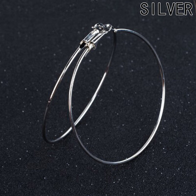 Silver Gold Color Hoop Earring Fashion Basic Free Earing Jewelry Minimalist Vintage Big Round Earrings for Women
Silver Gold Color Hoop Earring Fashion Basic Free Earing Jewelry Minimalist Vintage Big Round Earrings for Women
