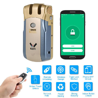 WAFU HF-008W WiFi Intelligent Electronic Lock Tuya SmartLife Lock Remote Control Invisible Keyless Entry Door Lock iOS Android A
WAFU HF-008W WiFi Intelligent Electronic Lock Tuya SmartLife Lock Remote Control Invisible Keyless Entry Door Lock iOS Android A