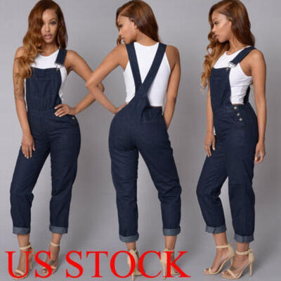 US Women Fashion Denim Jeans BIB Pants Overalls Straps Jumpsuit Rompers Trousers
US Women Fashion Denim Jeans BIB Pants Overalls Straps Jumpsuit Rompers Trousers