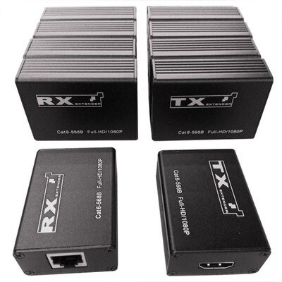 WL-300 HD Interface Extender 30M Cat6 Single Cable 1080P Compact HD Interface Transmitter Receiver for Projector DVR NVR TV
WL-300 HD Interface Extender 30M Cat6 Single Cable 1080P Compact HD Interface Transmitter Receiver for Projector DVR NVR TV