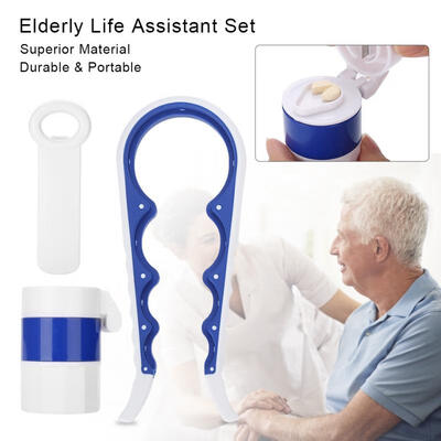 Greensen 3Pcs Elderly Life Assistant Set Bottle Can Opener Medicine Box Medicine Grinder Crusher
Greensen 3Pcs Elderly Life Assistant Set Bottle Can Opener Medicine Box Medicine Grinder Crusher