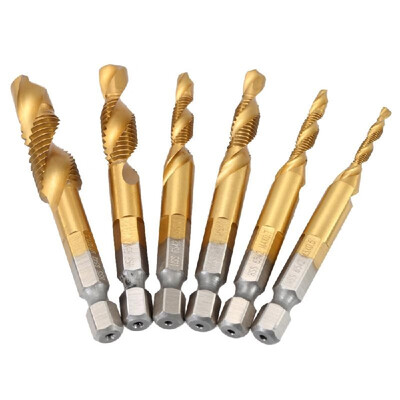 6 Pcsset High Quality HSS 6542 Titanium Coated Woodworking Combined Tap&Drill Metric Deburr Countersink Bits Strong Hex Shank
6 Pcsset High Quality HSS 6542 Titanium Coated Woodworking Combined Tap&Drill Metric Deburr Countersink Bits Strong Hex Shank