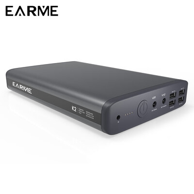 EARME K2 50000mAh Laptop Portable External Battery Power Bank 6 Output Port with 14 Connector
EARME K2 50000mAh Laptop Portable External Battery Power Bank 6 Output Port with 14 Connector