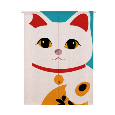 Lucky Cat Design Cotton And Linen Japanese Style Doorway Curtain Hanging Tapestry For Home Decoration
Lucky Cat Design Cotton And Linen Japanese Style Doorway Curtain Hanging Tapestry For Home Decoration