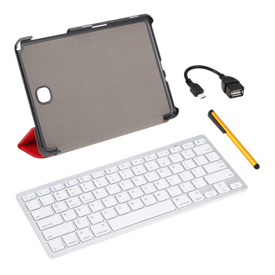 Wireless Bluetooth Keyboard Folding Foldable Magnetic PU Leather Case Cover Stand Holder Stylus Pen OTG Cable Protective Film for
Wireless Bluetooth Keyboard Folding Foldable Magnetic PU Leather Case Cover Stand Holder Stylus Pen OTG Cable Protective Film for