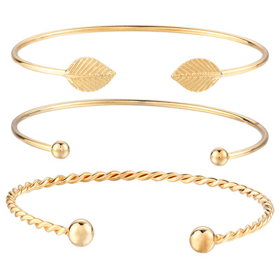 Fashion Simple 3Pcs Bracelet Set Arrow Bowknot Letters Leaf Pineapple Feather Embedded Diamond Women Bracelets
Fashion Simple 3Pcs Bracelet Set Arrow Bowknot Letters Leaf Pineapple Feather Embedded Diamond Women Bracelets