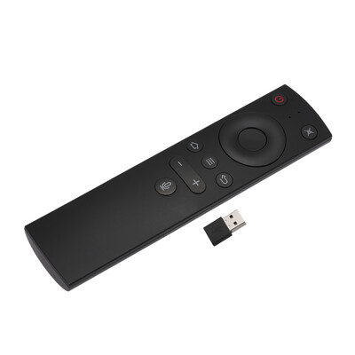 TZ02 24GHz Wireless Remote Control with USB Receiver Voice Input for Android TV Box PC Laptop Notebook Smart TV Black
TZ02 24GHz Wireless Remote Control with USB Receiver Voice Input for Android TV Box PC Laptop Notebook Smart TV Black